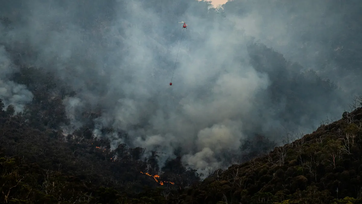 Fire guts Tungatinah power station in Tasmania